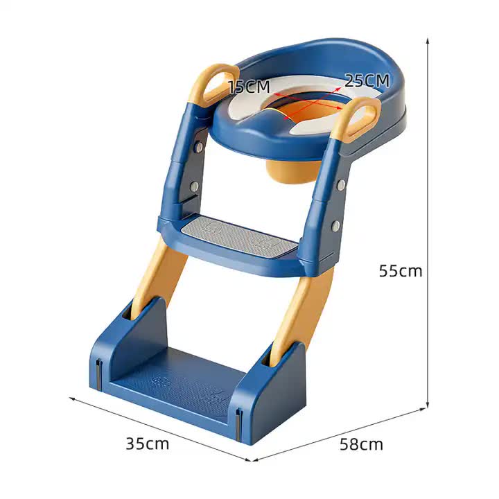3 in 1 Multifunctional Baby Toilet Ladder Bowl