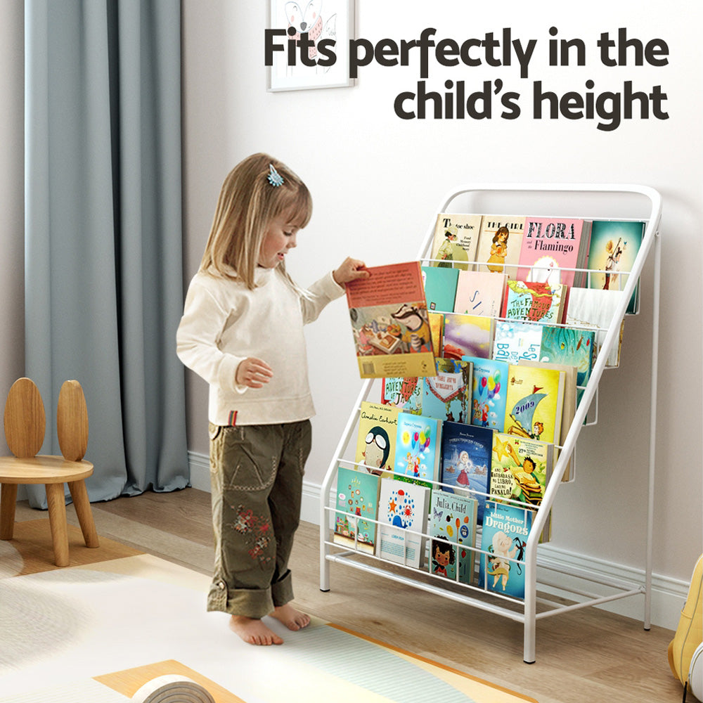 6 Tiers Kids Bookshelf Magazine Rack